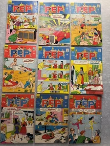 PEP Comic LOT/9 #227 (1969) #231 233 234 235 249 250 251 254 Archie Jughead - Imagen 1 de 24