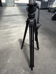 Tripod Sachtler Fluid Head DV1 / Trépied Tête Fluide Sachtler DV1 /Manfrotto 521 - Imagen 1 de 12