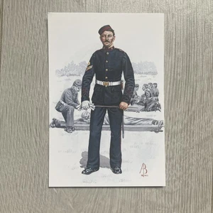 Militär Postkarte Unteroffizier Royal Army Medical Corps 1898 von Alix Baker - Bild 1 von 2