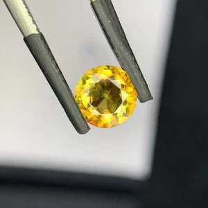 Piedra preciosa suelta de Pakistán de 1,03 quilates corte esfena/titanita natural forma redonda - Imagen 1 de 14