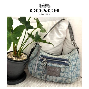 Coach Poppy Denim Handtasche Schultertasche 2way 16986 - Bild 1 von 23