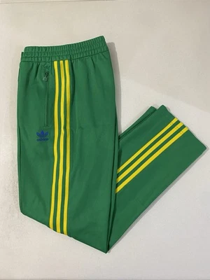 Adidas Originals Classics Beckenbauer Track Pants Green Yellow Size 2XL HK7404 - Image 1 of 4