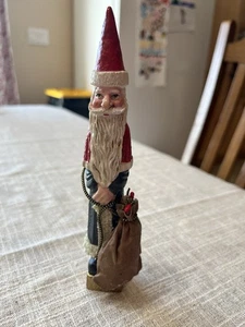 Keramik schmaler Weihnachtsmann 7 Zoll - Bild 1 von 6