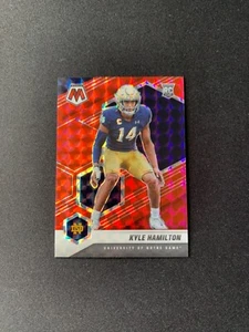 2022 Mosaic Draft Picks KYLE HAMILTON Red Mosaic Prizm /99 Rookie RC #62 Ravens - Picture 1 of 2