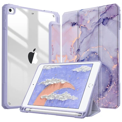 For iPad Mini 5/4 Hybrid Slim Case Shockproof Cover Clear Transparent Back Shell - Image 1 of 4