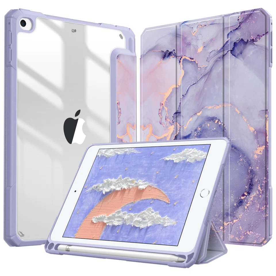 For iPad Mini 5/4 Hybrid Slim Case Shockproof Cover Clear Transparent Back Shell - Image 1 of 4