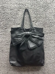 Red Valentino Leder Tasche mit Schleifendetail schwarz - Bild 1 von 11