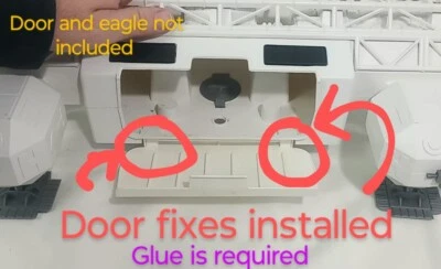 Fijación de puerta (1 juego de 2 piezas) para Mattel Space 1999 Eagle figura de acción diorama Foto 1 de 4