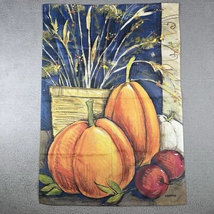 Otoño Calabaza Jardín Bandera Otoño Anne Tavoletti 40”x 28” - Imagen 1 de 3