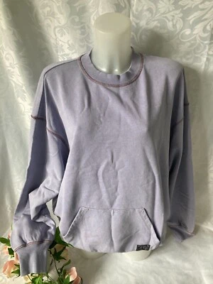 Urban Outfitters BDG Women Oversized Sweatshirt Size S/M Lilac Crew Neck New!
