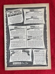 Vintage 1954 Print Ad Winfield Arms Springfield Mauser Mannlicher Ad - Picture 1 of 7