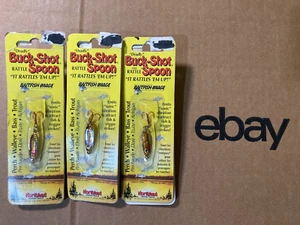 6 OF Northland Tackle Buck Shot Spoons BRS2-12 1/16z Gold Shiner NIP - Picture 1 of 1