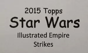 2015 Topps Star Wars Illustrated Empire Strikes Back Panorama 1/1 wampa - Picture 1 of 10