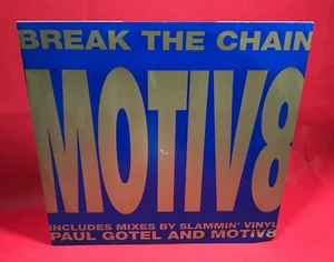 MOTIV 8 Break The Chain - 1995 UK 4-track 12" vinyl single. WEA 010 T record - Picture 1 of 4