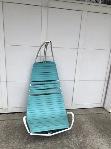 Mid Century Modern Patio Swing Chair, Floating Basket Chair by Homecrest Cover
