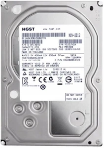FESTPLATTE HITACHI / HGST HUA723020ALA640 2TB 7200U/min 64MB SATA III 3.5'' Zoll
