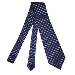 Vineyard Vines Custom Collection Inc. Silk Necktie Blue/White Handmade 60x3.75 - Picture 1 of 6