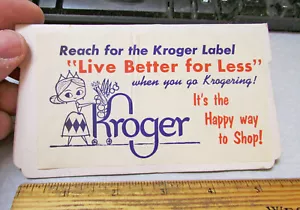 Vintage Kroger Stores Nähnadelbuch, ungewöhnlich! tolle Farben & Grafiken - Bild 1 von 3