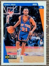 Charlie Ward 1997-98 Upper Deck Collector's Choice 91 New York Knicks