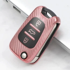 Key Case Cover for Kia Sportage Rio 3 Soul Optima Ceed Pro K5 K2 Pride Hyundai - Picture 1 of 9
