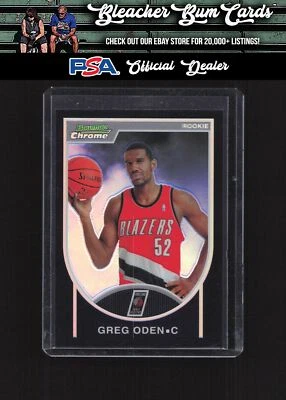 Bowman 152 Greg Oden 2007-08 cromo negro refractor RC #/199 Foto 1 de 2