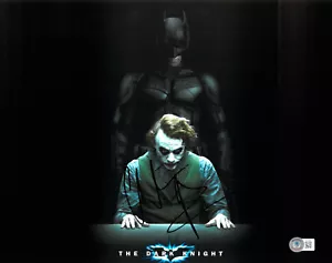 Christian Bale signed Autogramm The Dark Knight 11x14 Foto Beckett BAS Batman - Bild 1 von 1