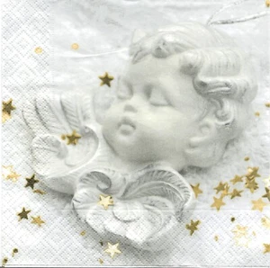 20 x Single Paper Napkins Decoupage Craft Table Angel 128 - Picture 1 of 2