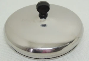 Tapa de olla de repuesto Farberware vintage solamente, diámetro interior de 6,5", borde enrollado usado en excelente estado - Imagen 1 de 8
