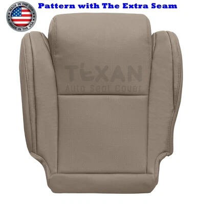 For 2012, 2013 Toyota Sequoia Platinum Driver Side Bottom Leather Seat Cover Tan - Image 1 of 4