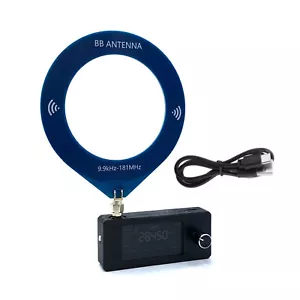 Pocket SI4732 Radio All Band Receiver Loop Antenna LSB USB AM FM Rechargeable - Zdjęcie 1 z 11