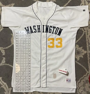 WASHINGTON #33 TRIKOT SPEEDLINE PRO PAK ATHLETIC WEAR XL KNOPFLEISTE SELTEN BILD LESEN - Bild 1 von 19