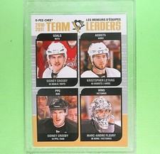 CROSBY/LETANG/FLEURY  2011  TEAM LEADERS  #TL24  Pittsburgh Penguins