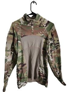 Army Combat Shirt, Zipper Flame Resistant OCP Uniform ACS, USGI, Size Medium