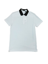 THEORY Mens Polo Shirt Lukis Solid White Size S H0294514