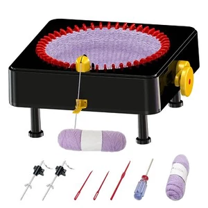 48 Needles Knitting Machine Hand Crank Knitting Loom Machines for Adults Knit... - Picture 1 of 7