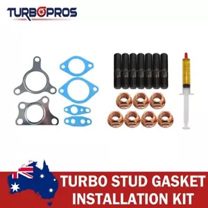 Turbo Installation Stud, Gasket&Lubricant For Nissan Navara D40 YD25 2.5L 4-Bolt - Bild 1 von 5