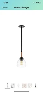 Set of 2 JONATHAN Y JYL1103A Alys 7.63" Adjustable Rope-Wrap LED Pen... - Picture 1 of 3