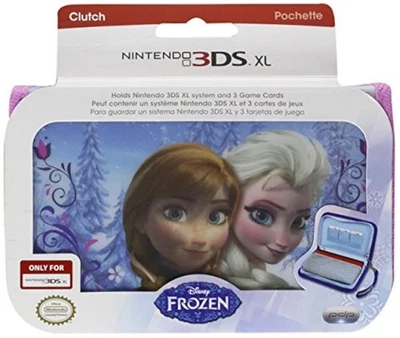 XL Frozen Anna And Elsa Clutch para 3DS jogo rosa muito bom 1E - Imagem 1 de 3