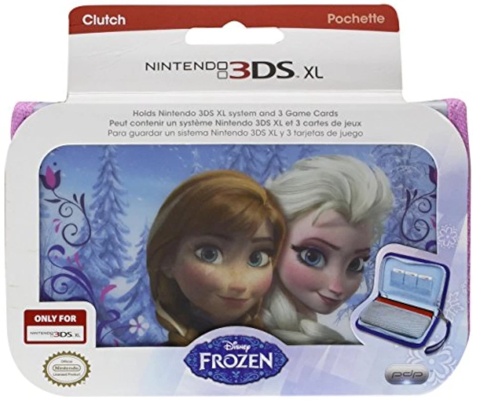 XL Frozen Anna And Elsa Clutch For 3DS Pink Game Very Good 1E - Image 1 of 3