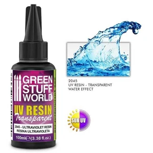 Green Stuff World UV Resin 100ml Wassereffekt - klar schnell aushärtendes Modelliergel - Bild 1 von 5