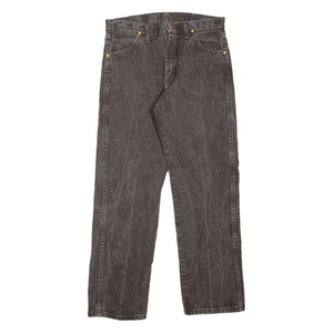 WRANGLER Mens Jeans Grey Regular Straight W32 L30 - Picture 1 of 6
