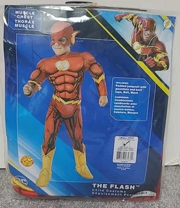 The Flash Halloween Costume Child Small (4-6) Padded DC Comics Ages 3-4 in GC - Picture 1 of 8