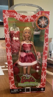 Barbie - Muñeca Felices Fiestas - #P9089 - Exclusiva de Target - 2008 Foto 1 de 3