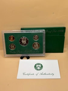 Juego de prueba revestido 1998 EE. UU. como nuevo embalaje original del gobierno certificado de autenticidad OGP - Imagen 1 de 4