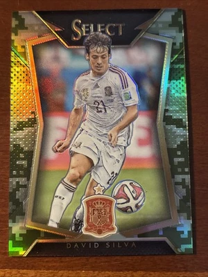 2015-16 Panini Select - David Silva #74 Camo Prizm /249 - Image 1 of 2