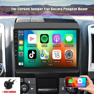 9'' 64G Autoradio Wireless Carplay Für Citroen Jumper Fiat Ducato Peugeot Boxer - Bild 1 von 4