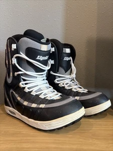 Liquid Snowboarding Boots Mens sz 10 Black And White - Picture 1 of 9
