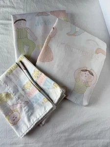 VTG Sprindmaid Double Sheet Set Full/Fitted 2 Cases Ballet Boys Girls Pastels - Picture 1 of 13