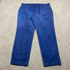Gap Pants Mens 42x31* Blue Field Trousers Baggy Wide Leg Canvas Cotton Custom - Picture 1 of 10