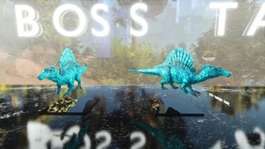 ARK ASA PVE OFFICIAL BABY PAIR SPINO ABERRANT ID 180 TOP STATUS PC/PS5/XBOX - Picture 1 of 5